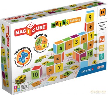 GEOMAG Magicube Maths Building + Clips 61 el. (G083) [KLOCKI]