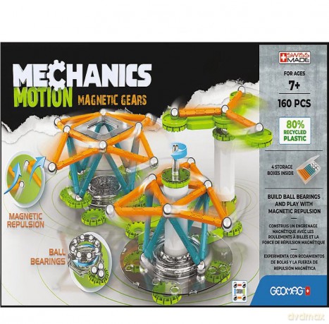 GEOMAG Mechanics Motion RE 3Magnetic Gears 160 (G768) [KLOCKI]