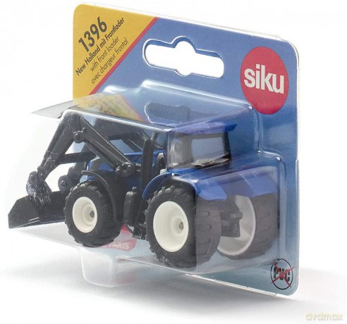 SIKU 13 New Holland Traktor z podnośnikiem (S1396)