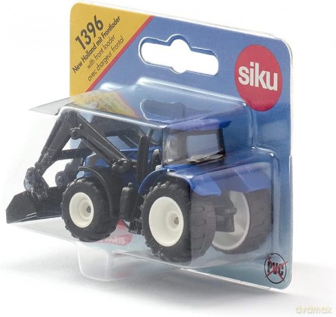 SIKU 13 New Holland Traktor z podnośnikiem (S1396)