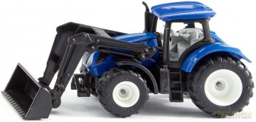 SIKU 13 New Holland Traktor z podnośnikiem (S1396)