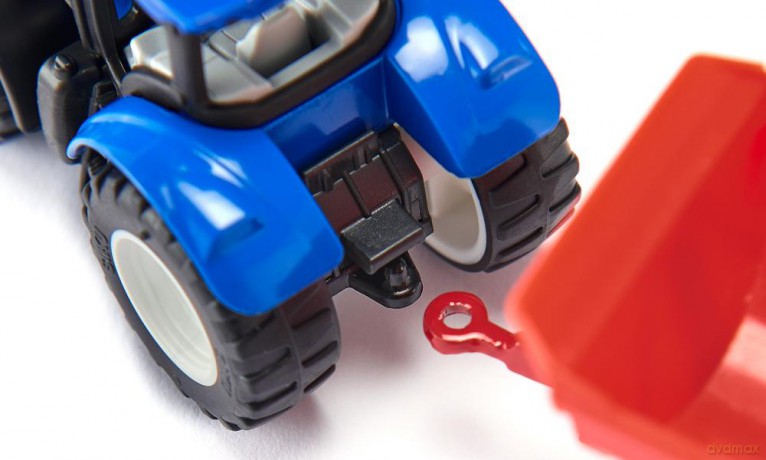 SIKU 15 Traktor z widłami i paletami New Holland (S1544)