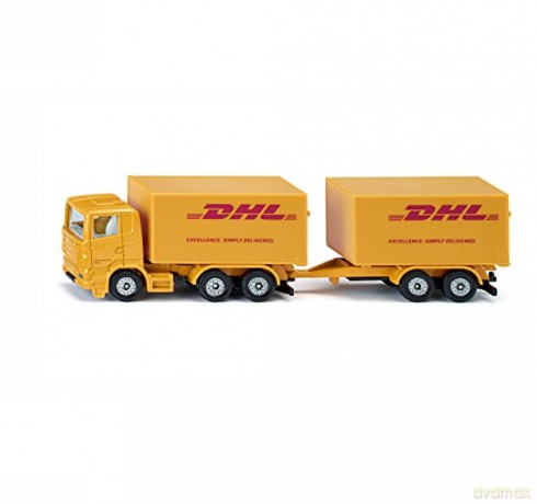 SIKU 16 Ciężarówka z przyczepą firmy DHL (S1694)