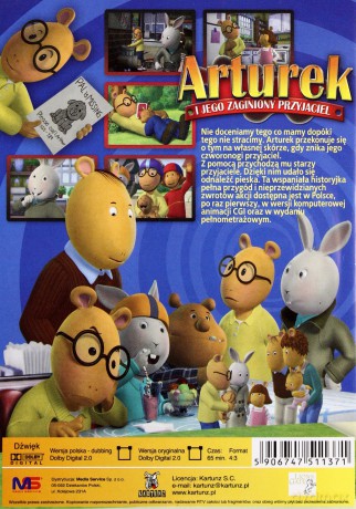 Arturek i jego zaginiony przyjaciel [DVD]