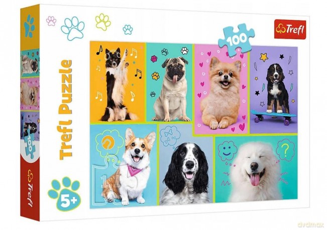 TREFL 100 el. W świecie piesków (16421) [PUZZLE]