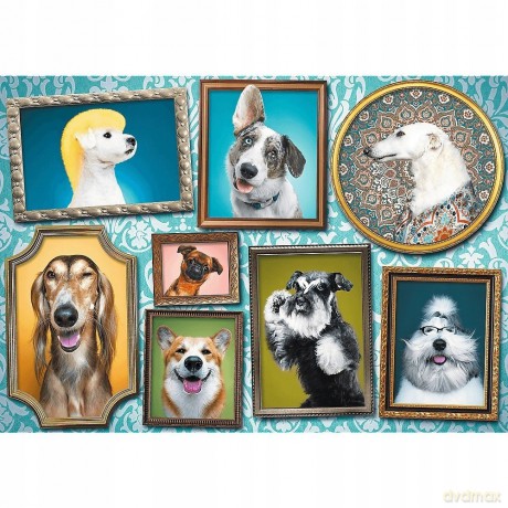 TREFL 1000 el. Psia galeria Wesołe pieski (10686) [PUZZLE]