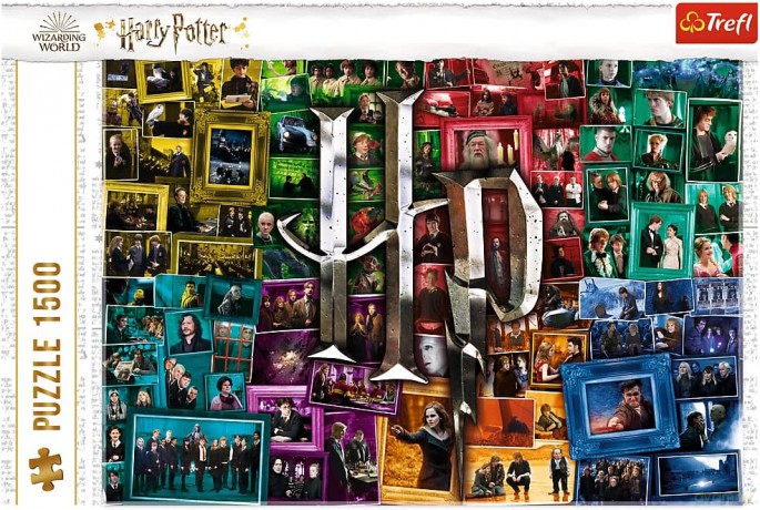 TREFL 1500 el. Harry Potter: Na przestrzeni filmów / Warner (26185) [PUZZLE]