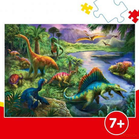TREFL 200 el. Drapieżne dinozaury (13281) [PUZZLE]