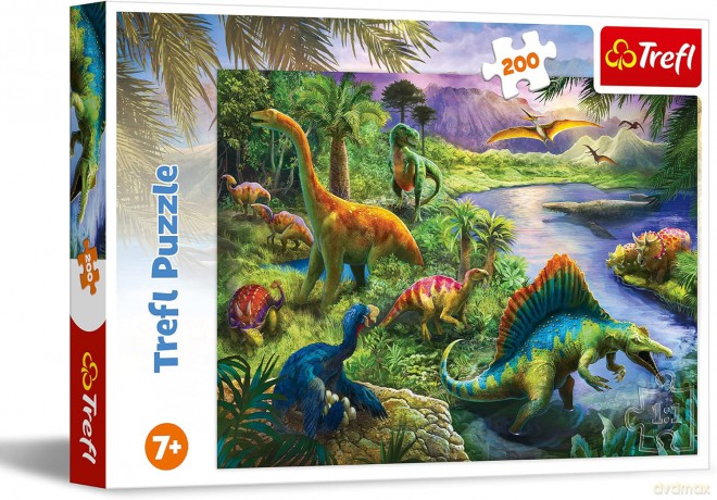 TREFL 200 el. Drapieżne dinozaury (13281) [PUZZLE]