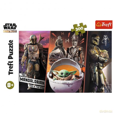 TREFL 300 el. Tajemniczy Baby Yoda / Lucasfilm Star Wars The Mandalorian (23002) [PUZZLE]