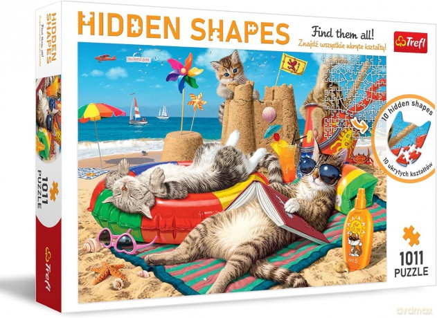 TREFL Hidden Shapes Kocie wakacje 1011 el. (10674)