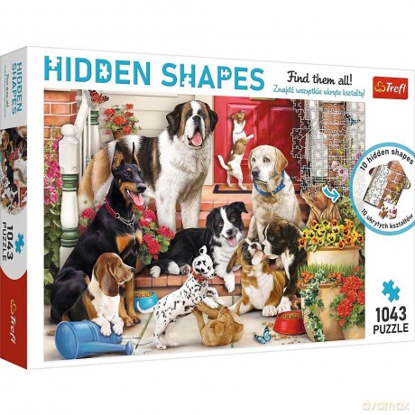 TREFL 1043 el. Hidden Shapes Psia zabawa (10675) [PUZZLE]