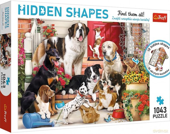 TREFL 1043 el. Hidden Shapes Psia zabawa (10675) [PUZZLE]