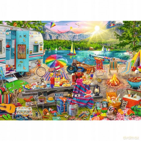 TREFL 1003 el. Hidden Shapes Wycieczka kamperem (10677) [PUZZLE]