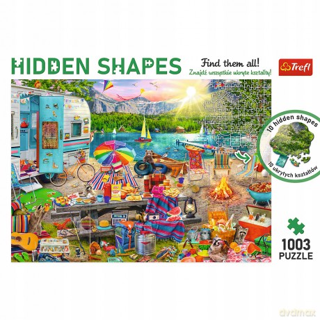 TREFL 1003 el. Hidden Shapes Wycieczka kamperem (10677) [PUZZLE]