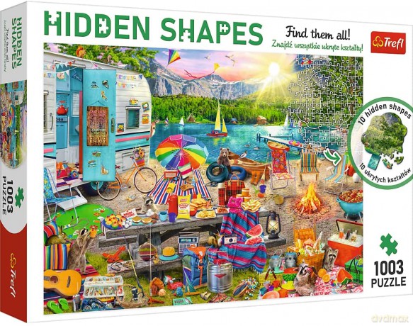 TREFL 1003 el. Hidden Shapes Wycieczka kamperem (10677) [PUZZLE]