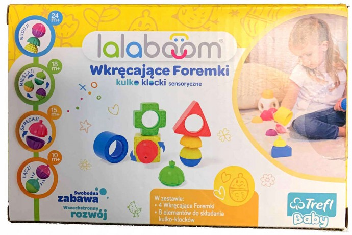 TREFL Lalaboom Mini set Wkręcające Foremki (61466)