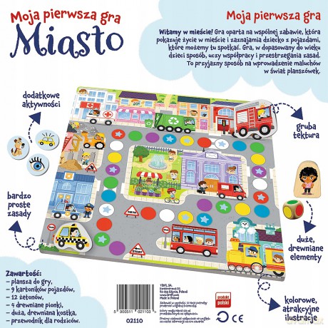 TREFL Miasto Moja pierwsza gra/ Trefl Baby (2110)