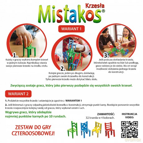 TREFL Mistakos krzesła 4-os (odświeżenie) (2074)