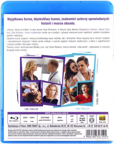 Pisarze. Serial na krótko Sezon 1-2 [Blu-Ray]
