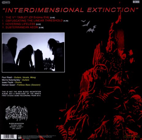 Blood Incantation: Interdimensional Extinction - EP (Re-issue 2021) [Winyl]+[PLAKAT]