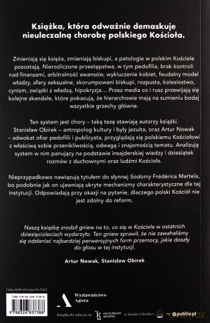 Gomora. Władza, Strach i Pieniądze w Polskim Kościele - Artur Nowak, Stanisław Obirek [KSIĄŻKA]