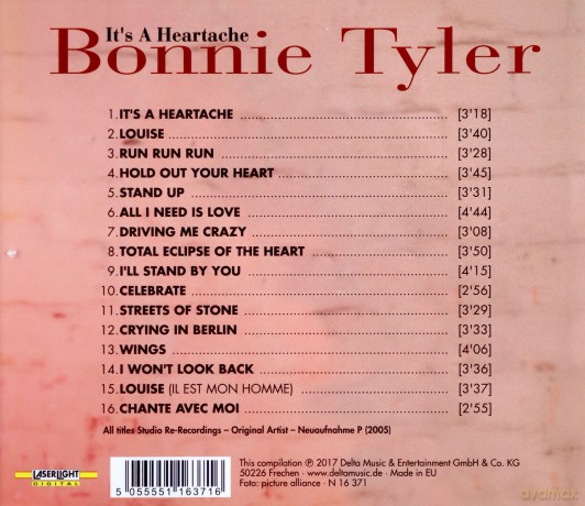 Bonnie Tyler: It''s A Heartache [CD]