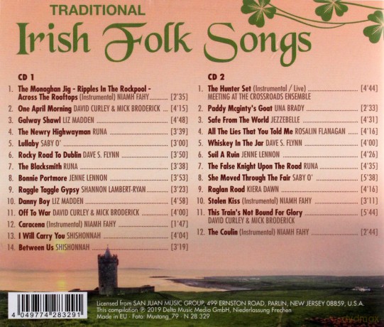 Traditional Irish Folk Songs [2CD]