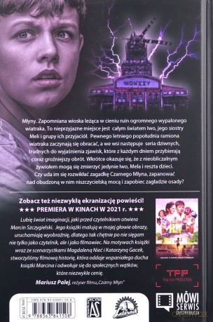 CZARNY MŁYN okładka filmowa - Marcin Szczygielski [KSIĄŻKA]