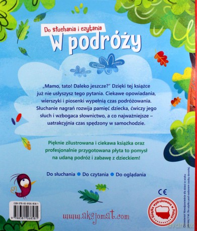 Do słuchania i czytania. W podróży. Piosenki, bajki, rymowanki [KSIĄŻKA]