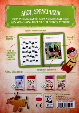 Kapitalne zagadki dla spryciarzy. Kapitan Nauka [KSIĄŻKA]