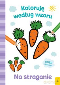 Koloruję według wzoru. Na straganie [KSIĄŻKA]
