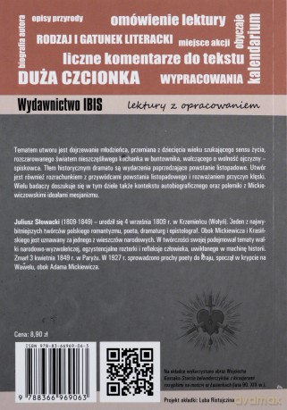 Kordian (lektura z opracowaniem) - Juliusz Słowacki [KSIĄŻKA]