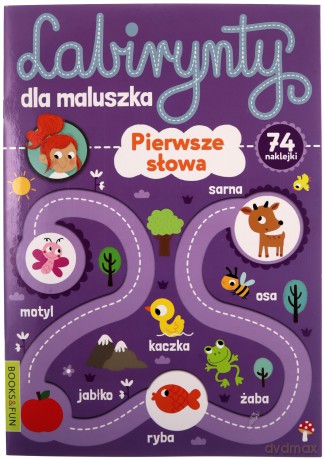 Labirynty dla maluszka. Pierwsze slowa [KSIĄŻKA]