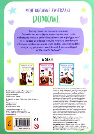 Moje kochane zwierzaki. Zwierzaki domowe [KSIĄŻKA]