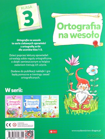Ortografia na wesoło. Klasa 3 - Katarzyna Zioła-Zemczak [KSIĄŻKA]