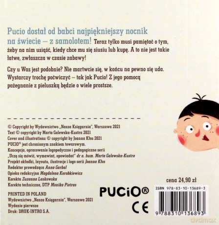 Pucio chce siusiu, czyli pożegnanie pieluszki - Marta Galewska-Kustra [KSIĄŻKA]