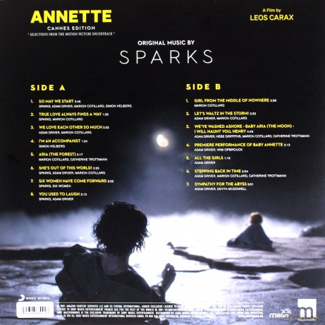 Annette soundtrack (Colored) (Sparks) [Winyl]