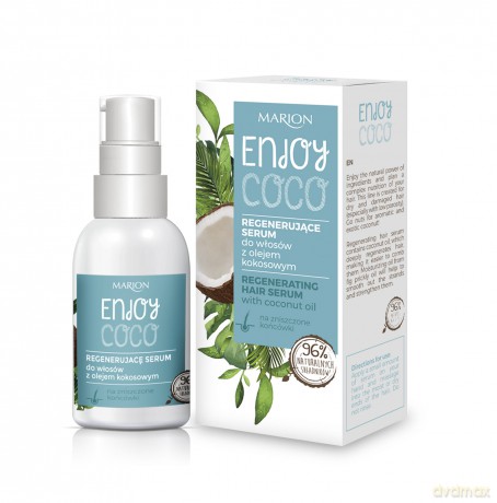 Marion Enjoy Coco Regenerujące Serum do włosów z olejem kokosowym 50ml