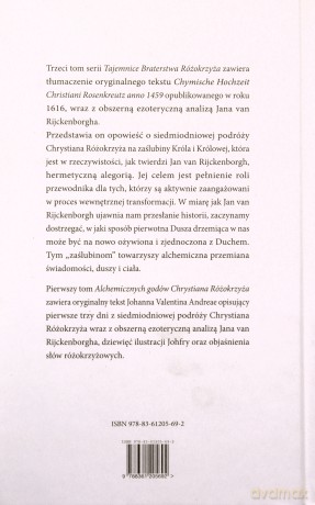 Alchemiczne Gody Chrystiana Różokrzyża (Tom 1) - Jan Van Rijckenborgh [KSIĄŻKA]