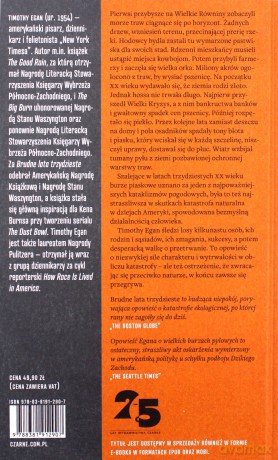 Brudne lata trzydzieste. Opowieści o wielkich burzach pyłowych - Timothy Egan [KSIĄŻKA]