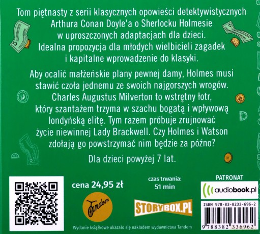 Charles Augustus Milverton. Klasyka dla dzieci. Sherlock Holmes - Arthur Conan Doyle [AUDIOBOOK]