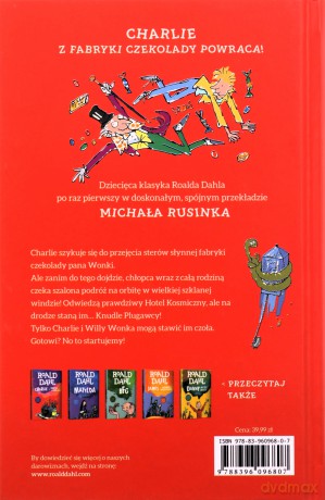 Charlie i wielka szklana winda - Roal Dahl [KSIĄŻKA]