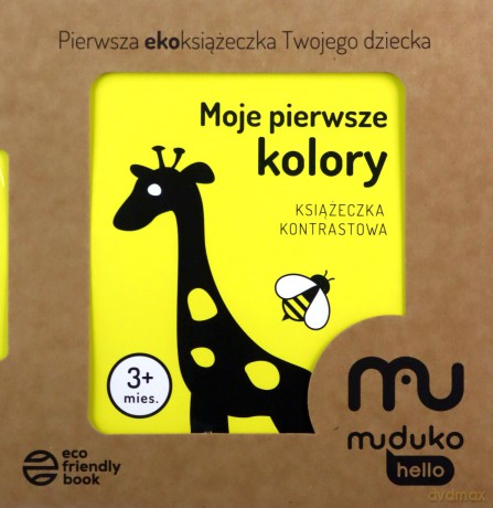 Moje pierwsze kolory. Książeczka kontrastowa - Olesia Szynkarewicz [KSIĄŻKA]