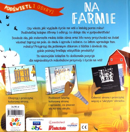 Na farmie. Podświetl i Odkryj - Susie Behar, Essi Kimpimäk [KSIĄŻKA]