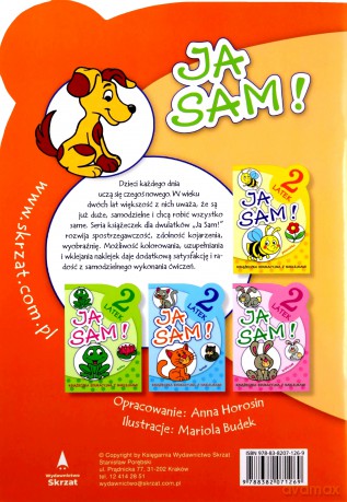 Piesek. Ja sam! 2 latek - Anna Horosin, Mariola Budek [KSIĄŻKA]