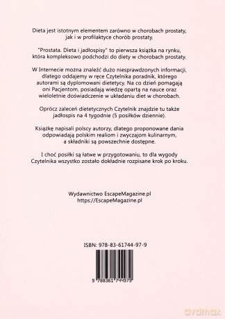 Prostata Dieta i jadłospisy - Michał Marciniak, Marcin Majewski [KSIĄŻKA]