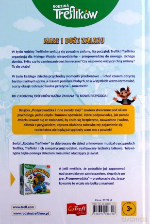 Przeprowadzka i inne zwroty akcji. Małe i duże zmiany. Rodzina Treflików [KSIĄŻKA]