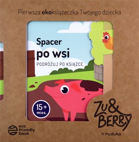 Spacer po wsi. Podróżuj po książce 15 mies.+ [KSIĄŻKA]