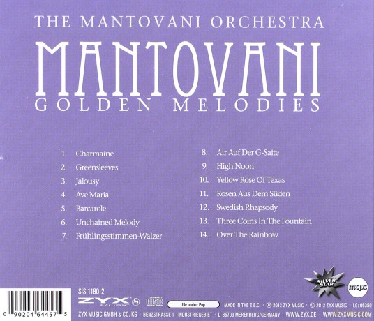 Mantovani - Golden Melodies [CD]